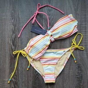 Tommy Hilfiger "Surf Shack" striped String Bikini SET